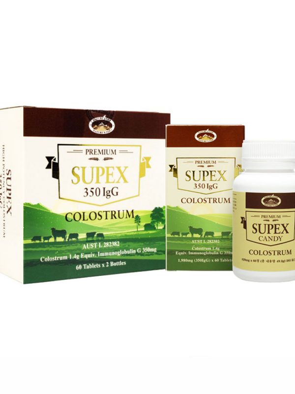 호주 네이쳐스탑 초유 프리미엄 슈펙스 350IgG 60정 1박스(2개) 세트