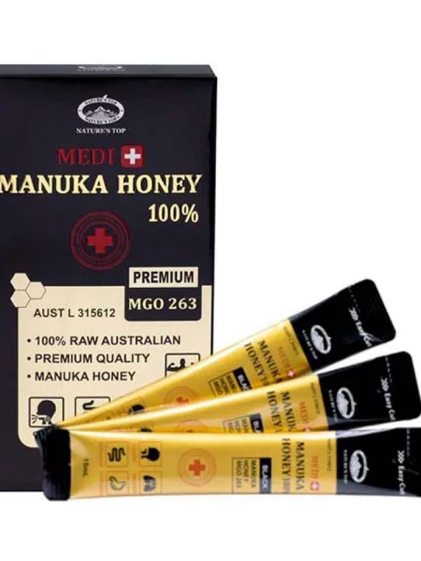 호주 네이쳐스탑 메디플러스 마누카꿀 100% MGO 263 15ml 1팩(10개)