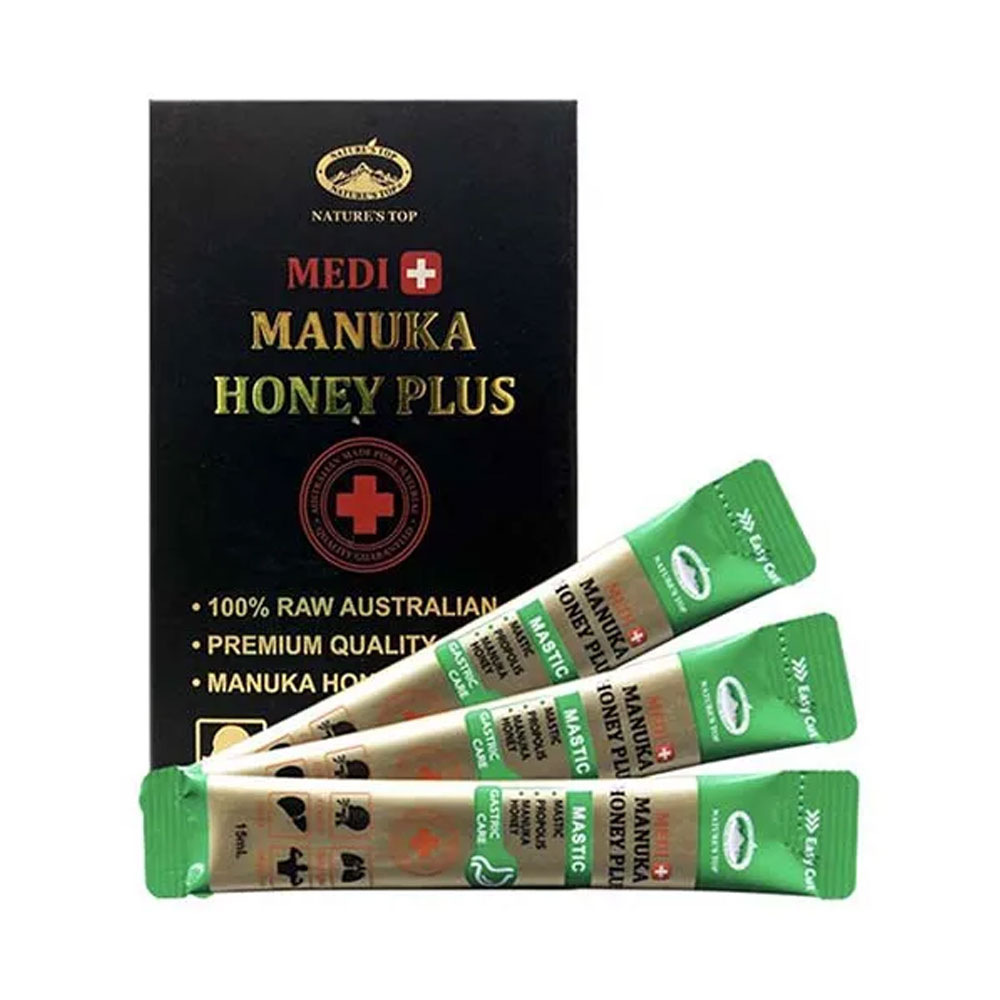 호주 네이쳐스탑 메디플러스 마누카꿀 100% MGO 263 매스틱 15ml 1박스(30개) 세트