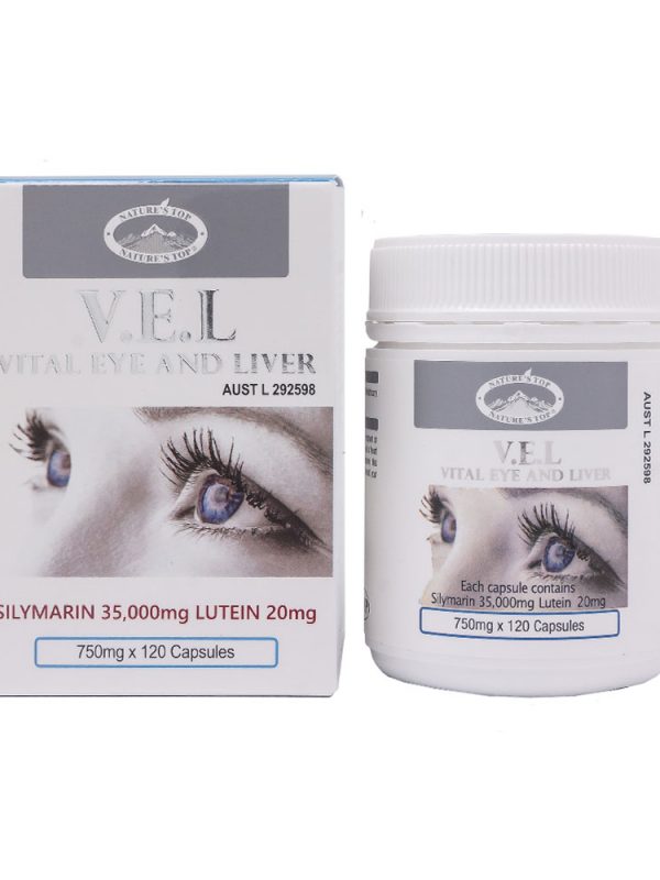 호주 네이쳐스탑 VEL 바이탈 아이 앤 리버 750mg 120캡슐