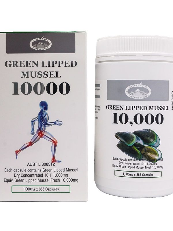 호주 네이쳐스탑 초록입홍합 10000mg 365캡슐