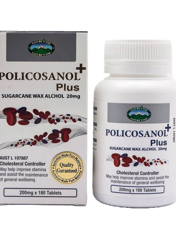 호주 네이쳐스탑 폴리코사놀 플러스 20mg 180정