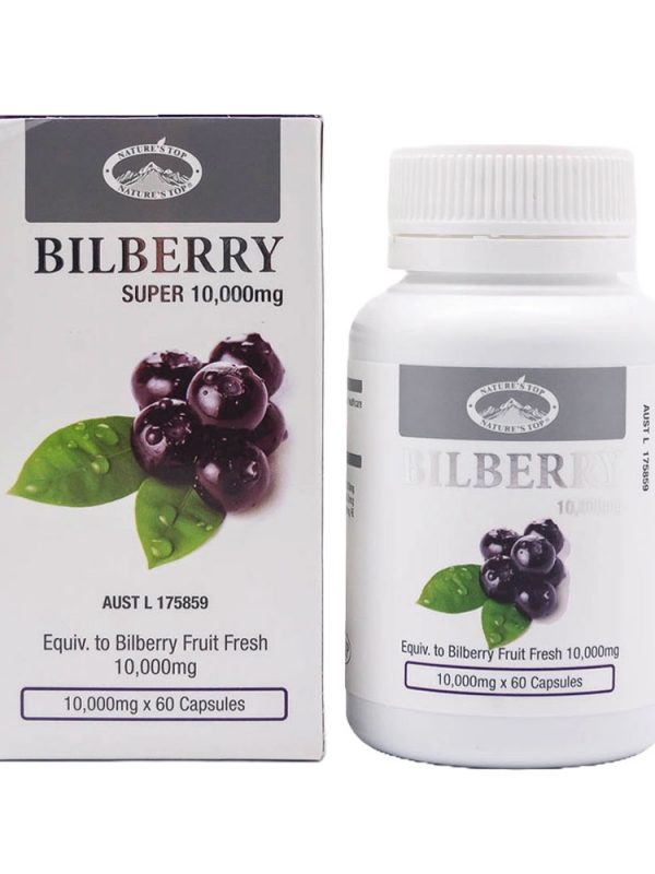 호주 네이쳐스탑 빌베리 슈퍼 10000mg 60캡슐