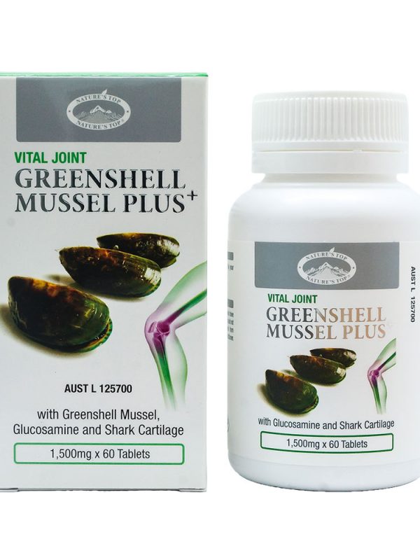 호주 네이쳐스탑 초록입홍합 플러스 1500mg 60정