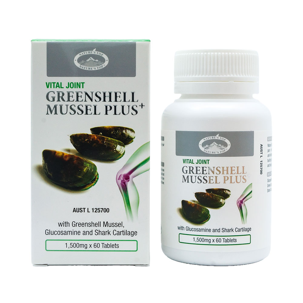 호주 네이쳐스탑 초록입홍합 플러스 1500mg 60정