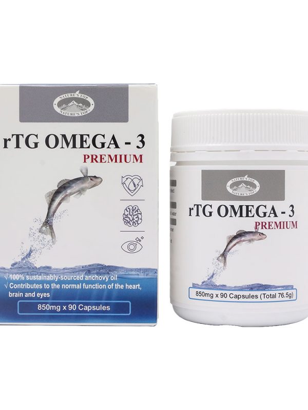 호주 네이쳐스탑 rTG 알티지 오메가 3 프리미엄 850mg 90캡슐