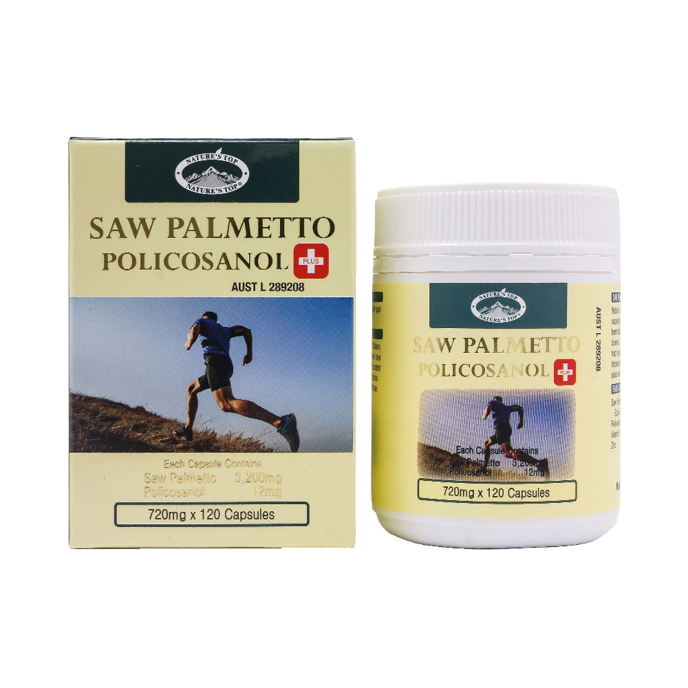 호주 네이쳐스탑 쏘팔메토 폴리코사놀 720mg 120캡슐