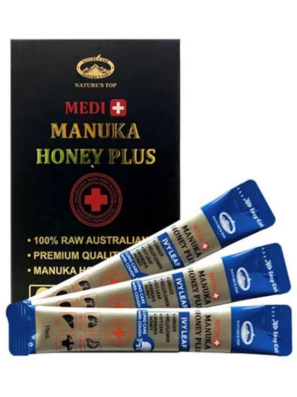 호주 네이쳐스탑 메디플러스 마누카꿀 100% MGO 263 아이비잎 15ml 1박스(30개) 세트