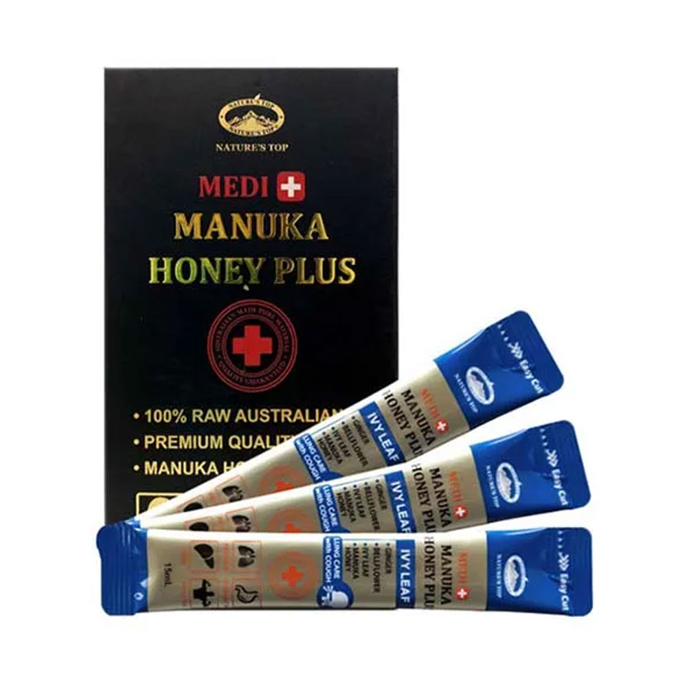 호주 네이쳐스탑 메디플러스 마누카꿀 100% MGO 263 아이비잎 15ml 1박스(30개) 세트