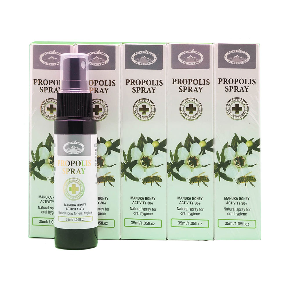 호주 네이쳐스탑 프로폴리스 스프레이 35ml 1팩(5개) 세트