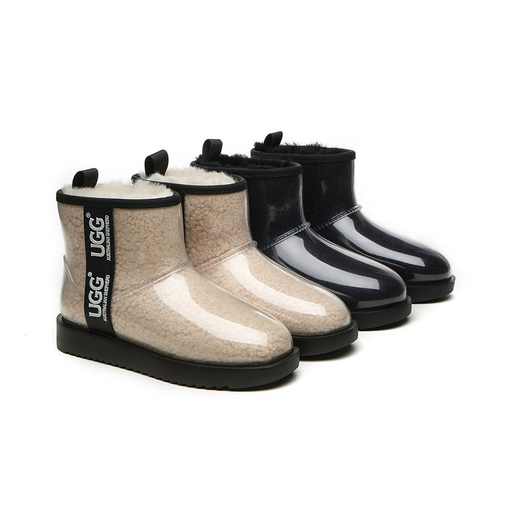 호주 에버어그 클래식 미니 코티드 클리어 어그 부츠