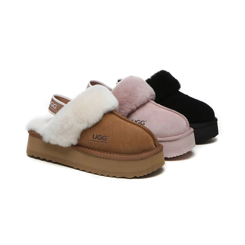 호주 에버어그 머핀 플랫폼 통굽 어그 슬리퍼