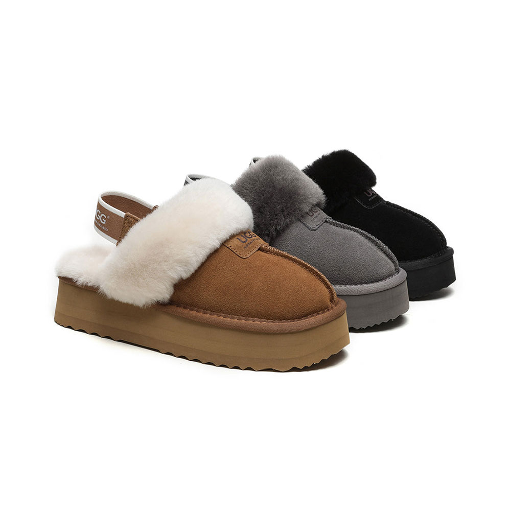 호주 에버어그 와플 플랫폼 통굽 어그 슬리퍼