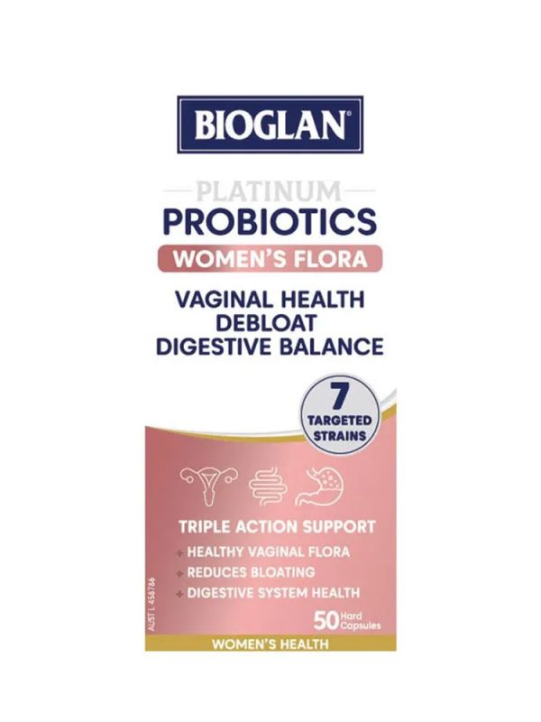 호주 바이오글랜 플래티넘 프로바이오틱스 여성 플로라 50캡슐