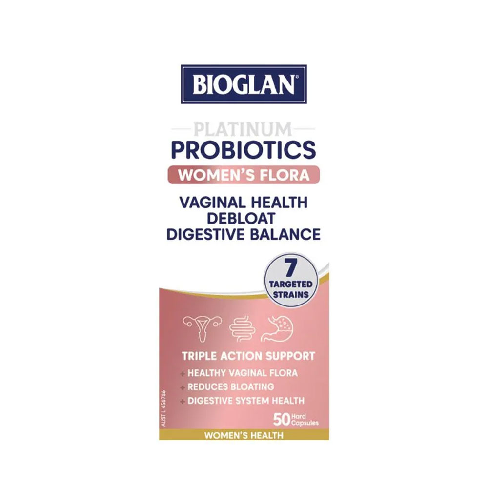 호주 바이오글랜 플래티넘 프로바이오틱스 여성 플로라 50캡슐