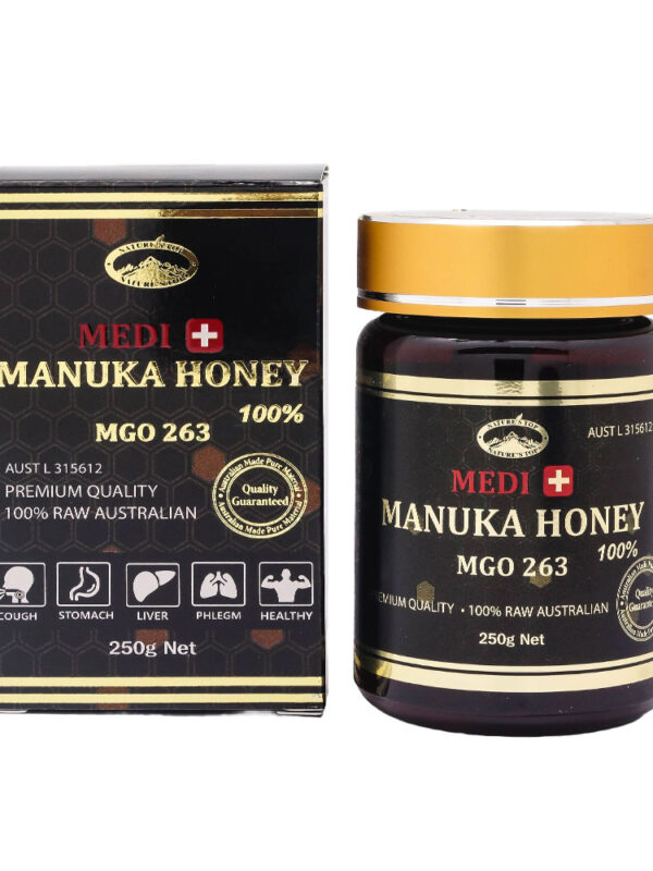 호주 네이쳐스탑 메디플러스 마누카꿀 100% MGO 263 250g