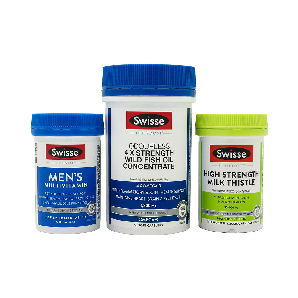 호주 스위스 남성 필수 영양제 3종 세트