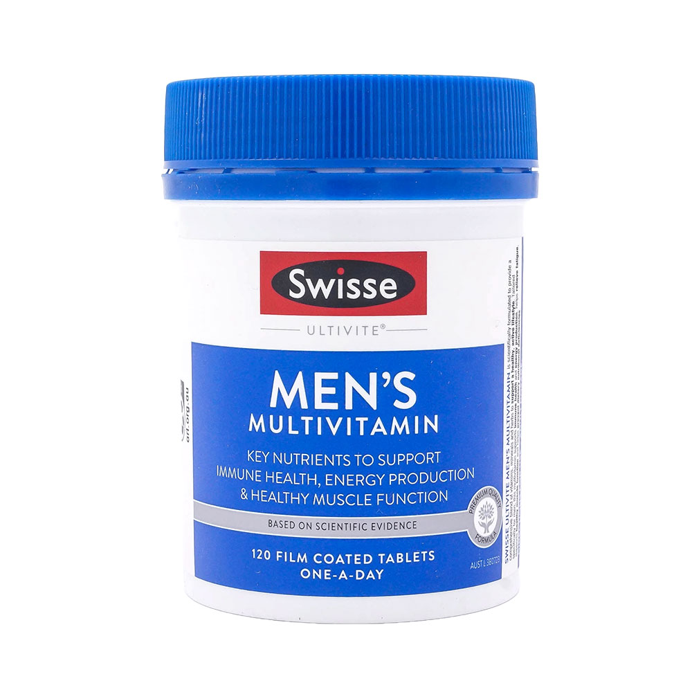 호주 스위스 울티바이트 남성 멀티비타민 120정