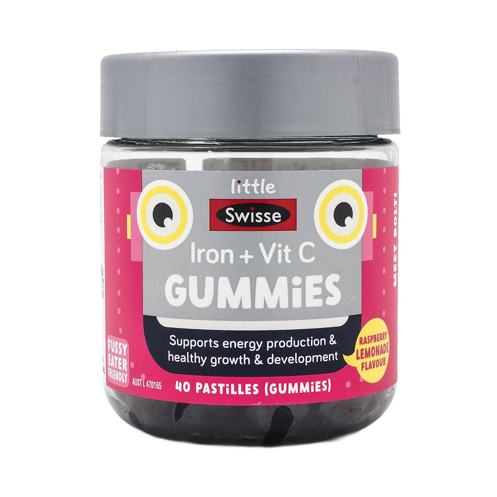 호주 리틀 스위스 철분 + 비타민 C 구미 40개