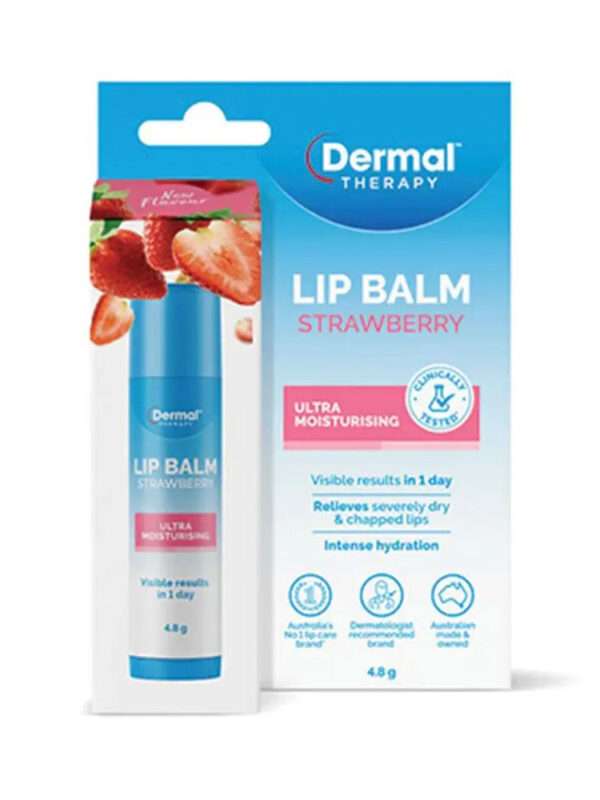 호주 더말테라피 립밤 스틱 딸기 4.8g