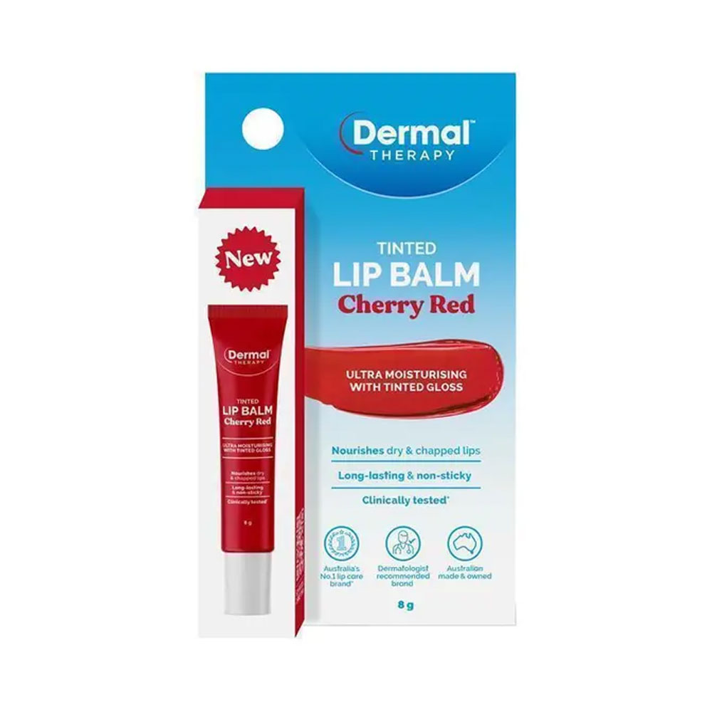 호주 더말테라피 틴트 립밤 체리 레드 8g