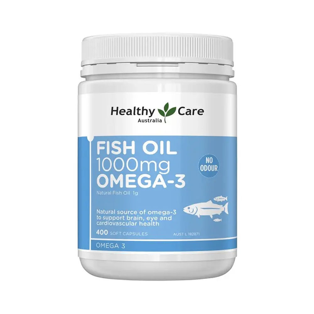 호주 헬씨케어 피쉬 오일 1000mg 오메가-3 400캡슐