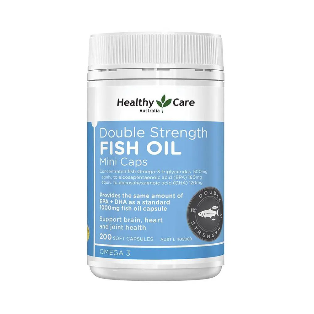 호주 헬씨케어 더블 스트렝스 피쉬 오일 미니 오메가-3 200캡슐