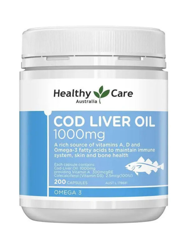 호주 헬씨케어 대구 간 오일 1000mg 200캡슐