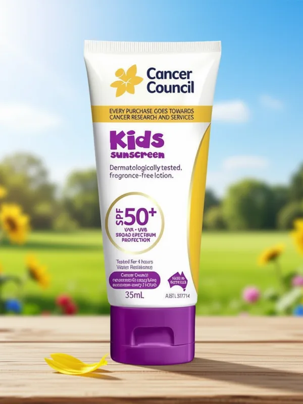 호주 캔서카운슬 SPF 50+ 키즈 튜브 선크림 35ml