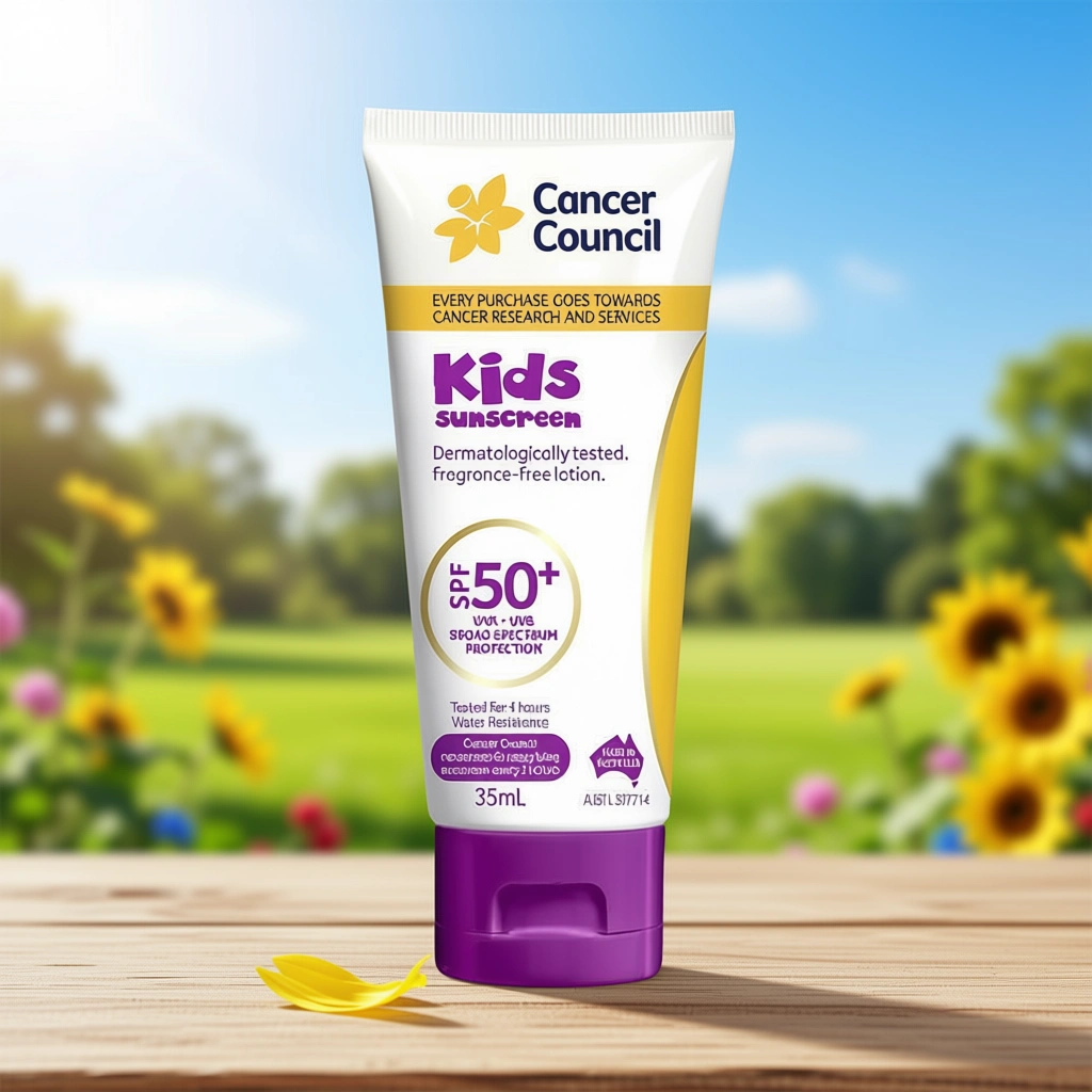 호주 캔서카운슬 SPF 50+ 키즈 튜브 선크림 35ml