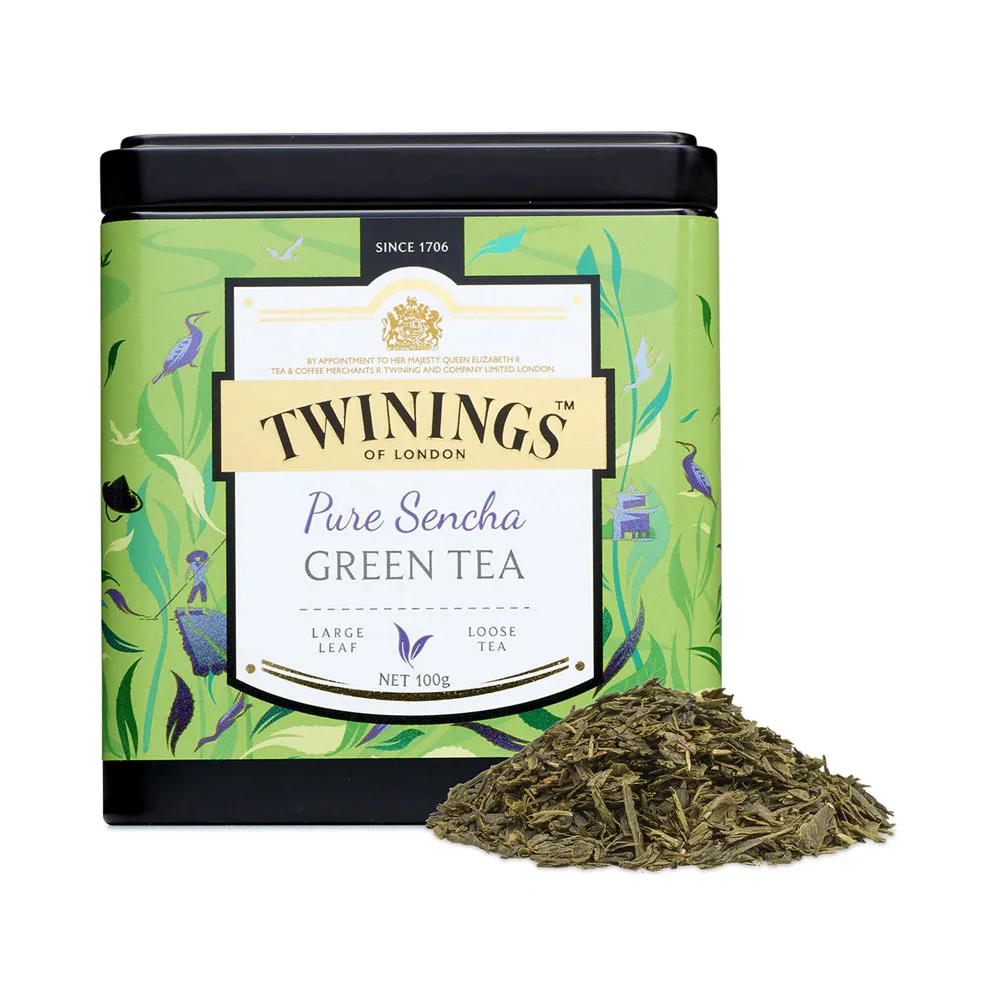 트와이닝 인터내셔널 퓨어 녹차 루스 리프